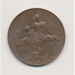 10 Centimes Dupuis - 1914 - bronze - TTB+