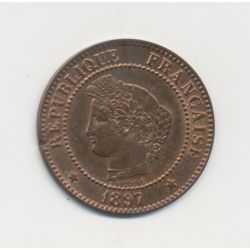2 centimes Cérès - 1897 A Paris - SUP