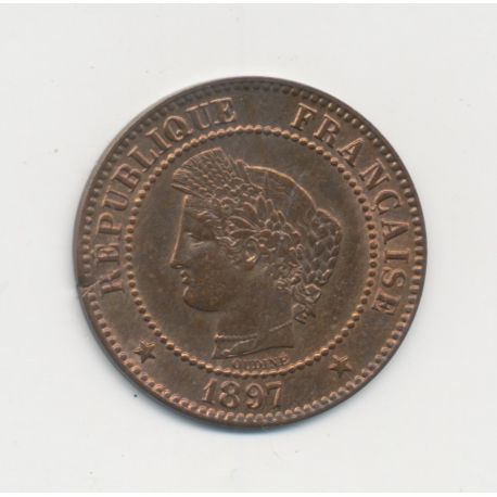 2 centimes Cérès - 1897 A Paris - SUP