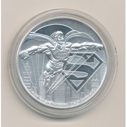 Niue - 2 Dollars 2021 - Superman - 1 once argent - FDC