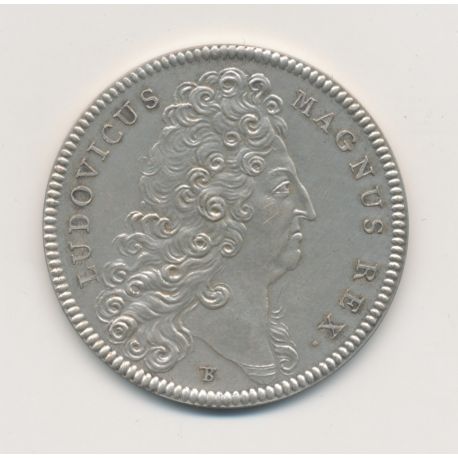 Jeton - Louis XIV - Philippe Chenavas - 1708 - Refrappe - argent - SPL