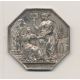 Jeton - Compagnie assurances 1817/Barre 1830 - argent - SUP