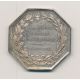 Jeton - Compagnie assurances 1817/Barre 1830 - argent - SUP