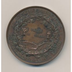 Médaille - Société agriculture - Puy de dôme - espèce bovine - bronze 51mm - TTB+