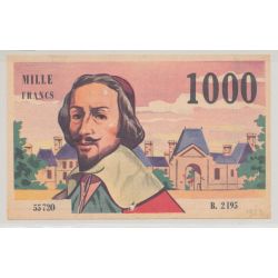Billet publicitaire - 1000 Francs Richelieu - L'écho de la mode