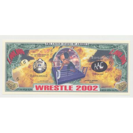 Billet Fantaisie - CATCH/WRESTLE 2002 - 1 million dollar