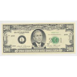Billet Fantaisie - George Bush - 2001 dollars
