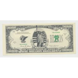 Billet Fantaisie - Statue de la liberté - 1 Billion dollar