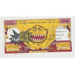 Billet publicitaire - 100 Francs - banque du fric