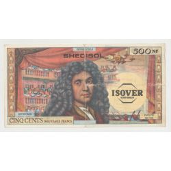 Billet publicitaire - 500 Francs Molière - ISOVER