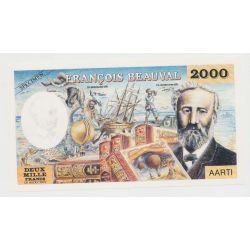Billet publicitaire - 2000 Francs François Beauval