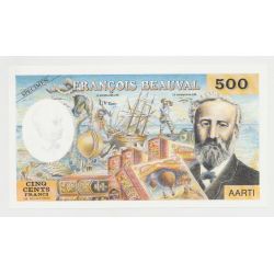 Billet publicitaire - 500 Francs François Beauval