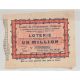 Billet Loterie - Société allaitement maternel - 1 Franc 1903
