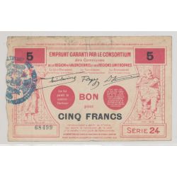 Dept59 - 5 Francs valenciennes 1916 - TB+/TTB