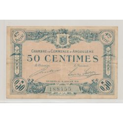 Dept 16 - 50 Centimes Angoulême - 1915 - 4e série - TB+