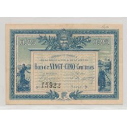 Dept85 - 25 Centimes La Roche sur Yon - 1916 - TTB