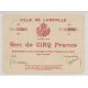 Dept54 - 5 Francs Lunéville 1914 - SUP+
