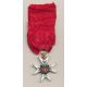 Ordre de Saint Louis chevalier - monarchie de juillet - ablation fleur de lys - ruban bouffette