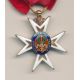 Ordre de Saint Louis chevalier - monarchie de juillet - ablation fleur de lys - ruban bouffette