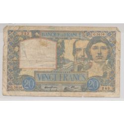 20 Francs Science et travail - 3.04.1941 - B+
