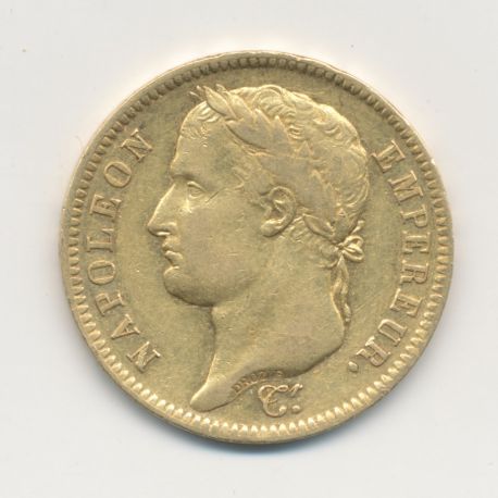 Napoléon 1er - 40 Francs Or - 1812 W Lille - TTB