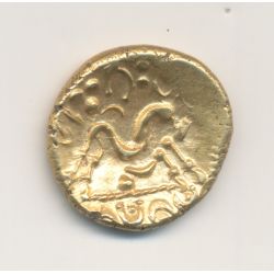Monnaie Gauloise - Statère d'or uniface - Ambiens - Région d'Amiens - SUP+