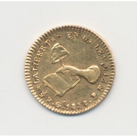 Mexique - 1/2 Escudo 1858/7 Guanajuato - SUP+
