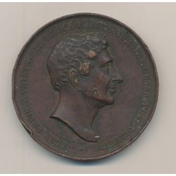 Médaille - Alexander Freiherr - 1835 - Allemagne - bronze - 50mm - TTB