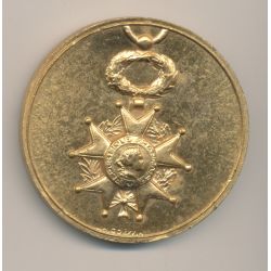 Médaille - Société d'entraide de la Légion d'honneur - bronze doré - 50mm - TTB+