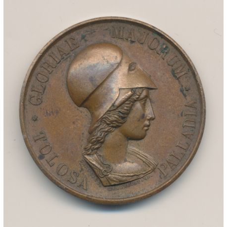 Médaille - Société archéologique midi de la France - 1831 - cuivre - 33,5mm - TTB+