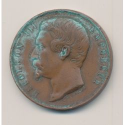 Médaille - Comice Valcongrain - Napoléon III - cuivre - 36,5mm - TTB