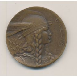 Médaille - Concours exposition de l'apprentissage - 1929 - gallia - bronze - 37mm - TTB+
