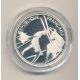 100 Francs - JO Albertville 1992 - Ski acrobatique 1990 - avec écrin et certificat - argent BE - FDC