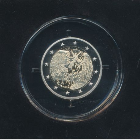 2 Euro France 2019 - chute du mur de Berlin - Belle épreuve