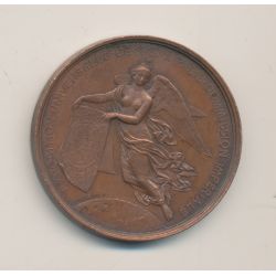 Médaille - Exposition Universelle Paris 1867 - Napoléon III - commission impériale - bronze - 37mm - TTB+