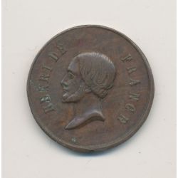 Médaille - Henri IV - Fidélité et espérance - cuivre - 23mm - TTB