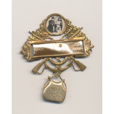 Broche avec photo - vive la classe
