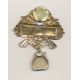 Broche avec photo - vive la classe