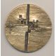 Médaille - Crépeau l'humaniste - sculpture - La Rochelle - bronze 80mm - SPL