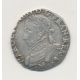 Henri III ( au nom Charles IX ) - Teston buste barbu - 1575 M Toulouse - argent - TB+