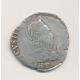 Henri III - Teston col fraisé - 1575 T Nantes - argent - B+/TB