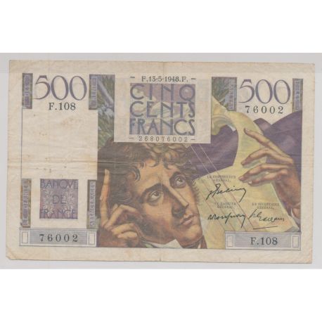 500 Francs chateaubriand - 13.5.1948 - F.108 - TB+