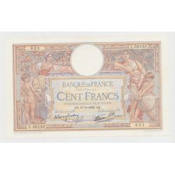 100 Francs Luc Olivier Merson - 17.03.1938 - Z.48558 - ttb+