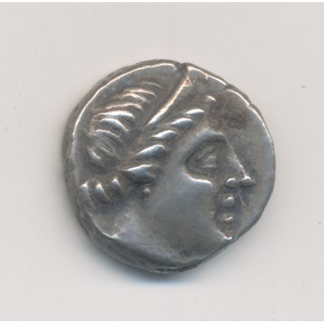 Tétrobole - carie - cnide - tête aphrodite - argent - SUP