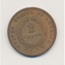 Etats-Unis - 2 Cent 1869 - TB