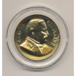 Médaille - Grover cleveland- Président des États-Unis - bronze doré - 33,5mm - FDC