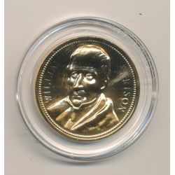 Médaille - William  Harrisson - Président des États-Unis - bronze doré - 33,5mm - FDC