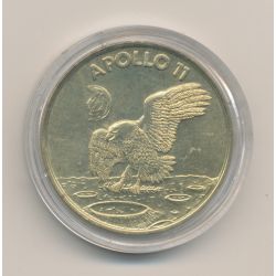 Médaille - 25 ans Mission Apollo 11 - bronze - FDC