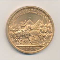 Médaille - Napoléon en Égypte - 1798 - refrappe - Collection Napoléon Empereur - bronze