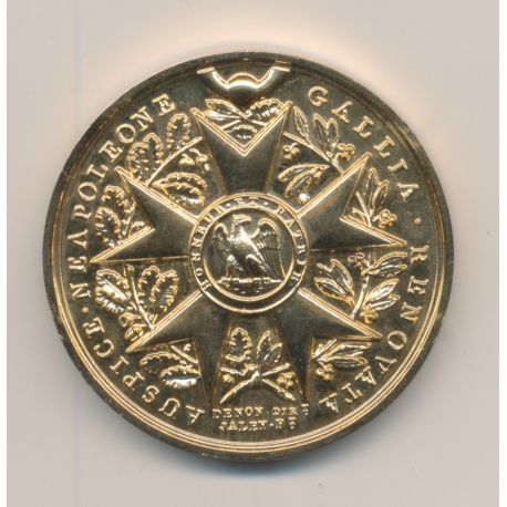 Médaille - au service Napoléon - refrappe - Collection Napoléon Empereur - bronze